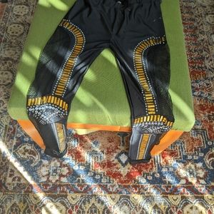 Embellished leggings size small fishnet